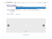 Tablet Screenshot of iceclasses.com